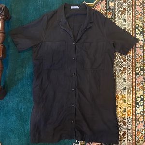 Everlane Linen Workwear Dress